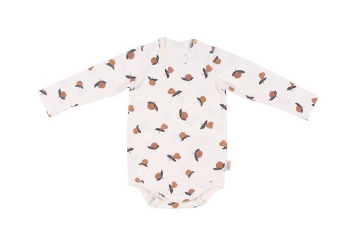 BODY LONGSLEEVE ORGANIC GARDEN FRUITS 68-74-4-9months