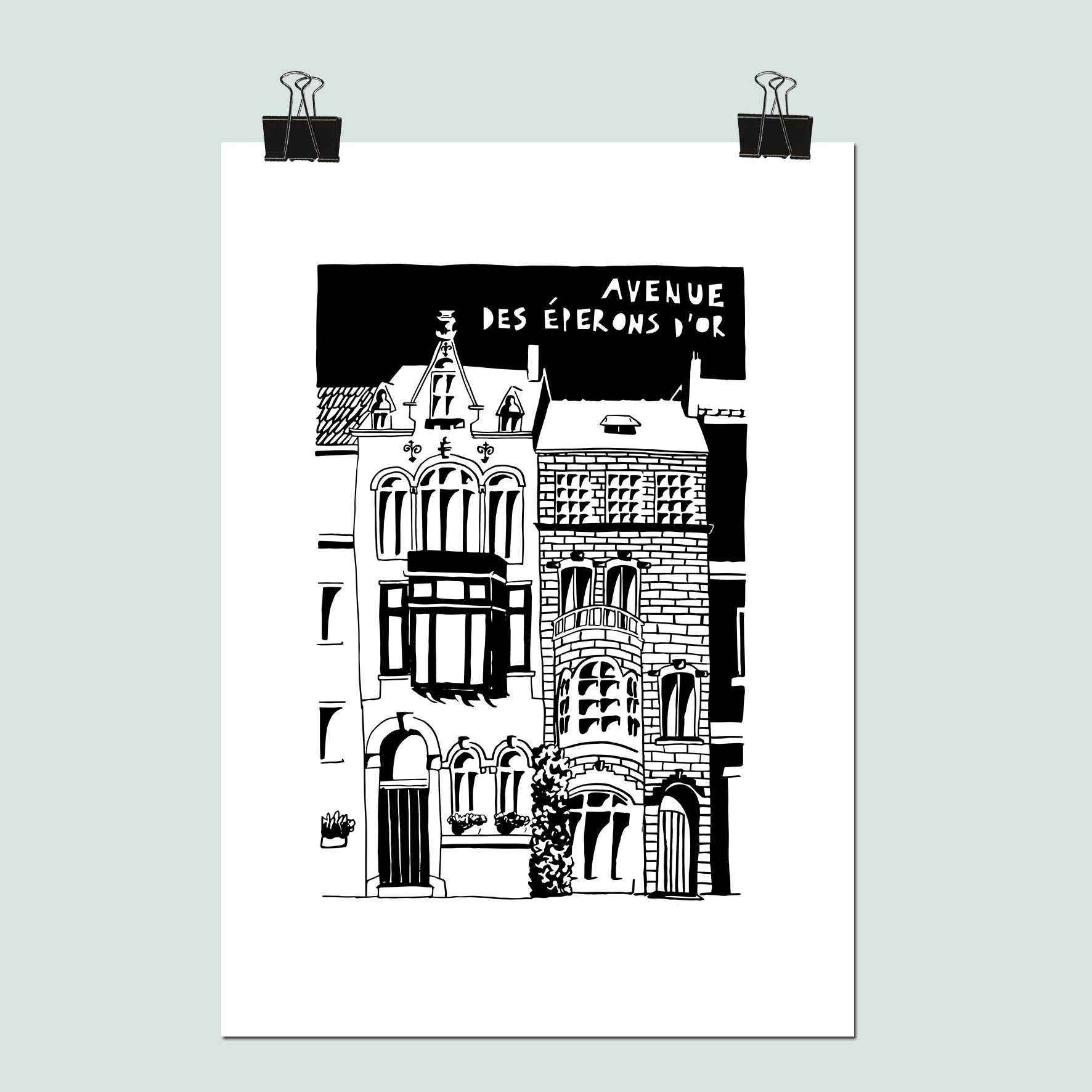 Manifesto di Avenue des Eperons d'Or