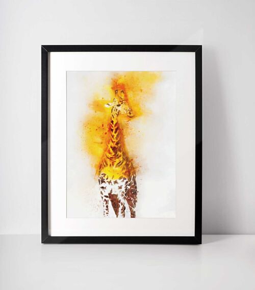 Giraffe Wall Art Animal Print