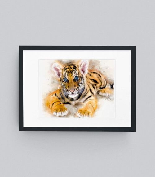 Tiger Framed Wall Art Print Artwork