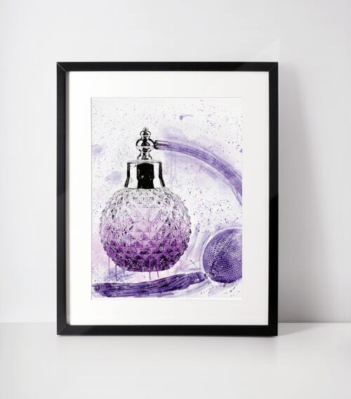 Classic Perfume Atomiser Spray Wall Art Print