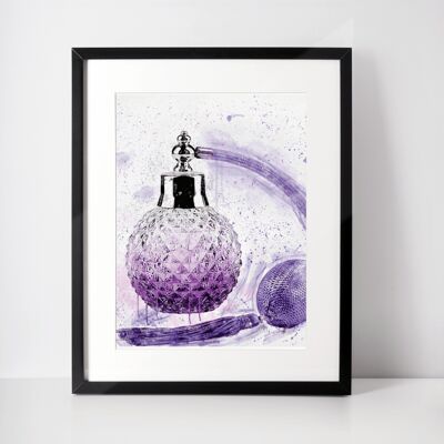 Stampa artistica da parete con nebulizzatore di profumo classico