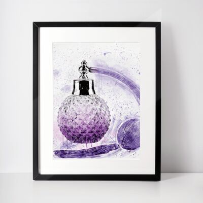 Classic Perfume Atomiser Spray Wall Art Print