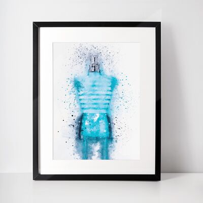 Le Male Aftershave Bottle Wall Art Print