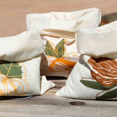 Set of 4 organic cotton bulk bags