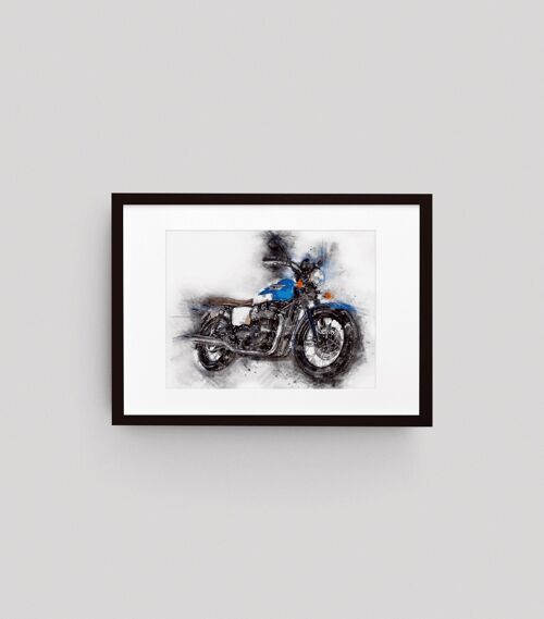 Motorcycle Wall Art Print