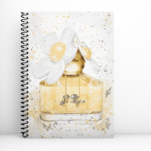 Daisy Perfume Art Notebook