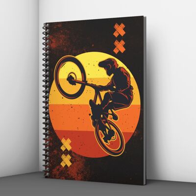 BMX-Fahrrad-Kunst-Notizbuch