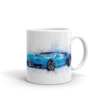 Chiron Hypercar Art Mug