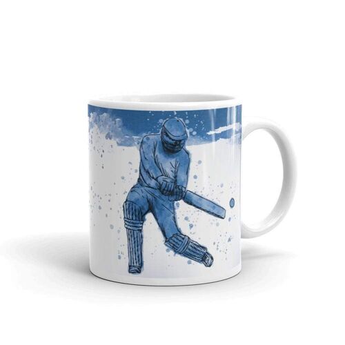 Cricket Player Art Mug