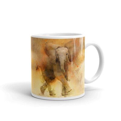 Elephant Art Stompy Mug