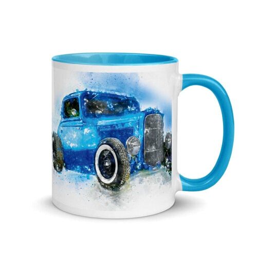 Hot Rod Car Art Mug