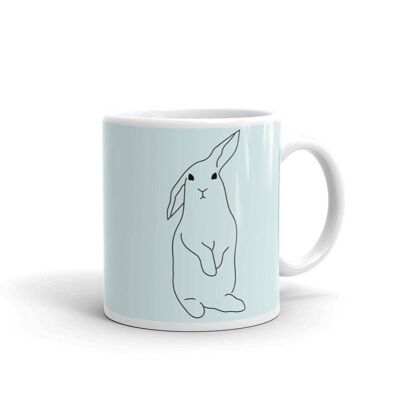 Bunny Rabbit Line Art Mug