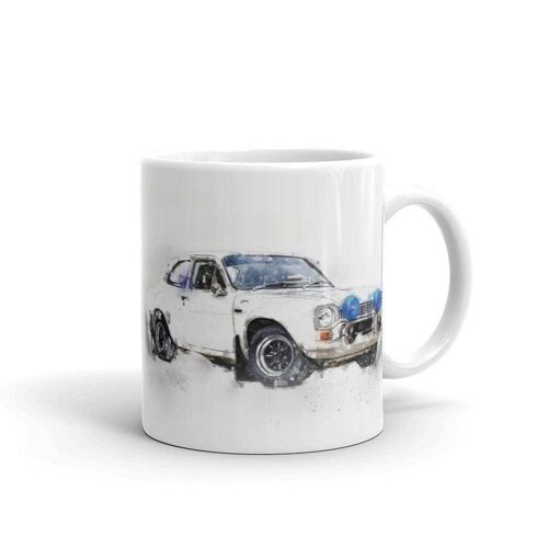 Escort Classic Car Art Mug