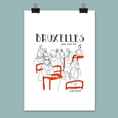 Póster Bruselas todavía me gusta