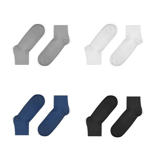 Finest Organic Cotton Ankle Socks -  Black