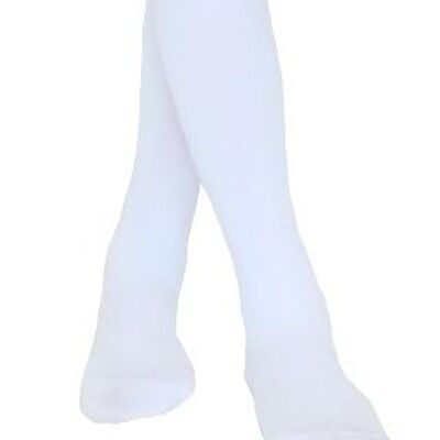 Knee High Socks made from Organic Cotton, White -