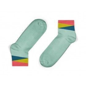 Geom Ankle Socks -  Mint