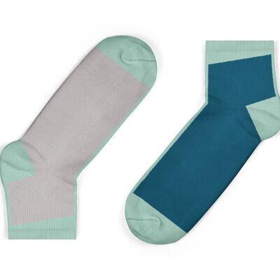 Contrast Ankle Socks -  Legion blue