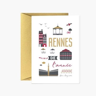 Greeting card | Rennes of the year