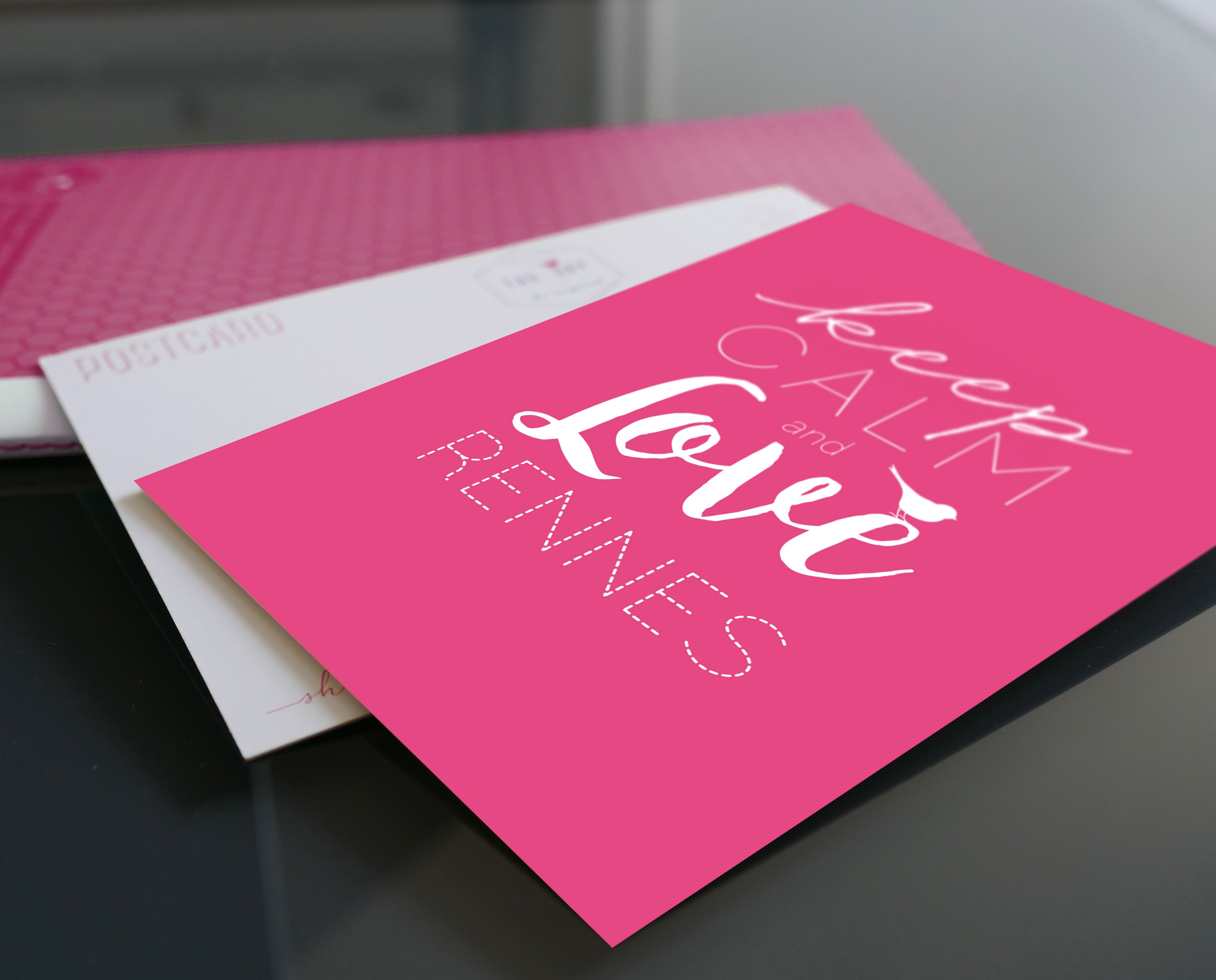 Cartolina | Mantieni la calma e ama Rennes