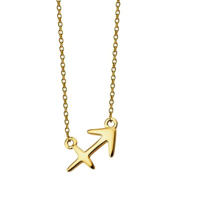 Zodiac Boogschutter Ketting Goldplated ZN012G Jwls4u