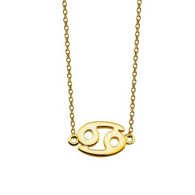 Zodiac Kreeft Ketting Goldplated ZN007G Jwls4u