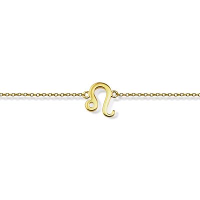 Zodiac Leeuw Armband Gold-Plated ZB008G Jwls4u