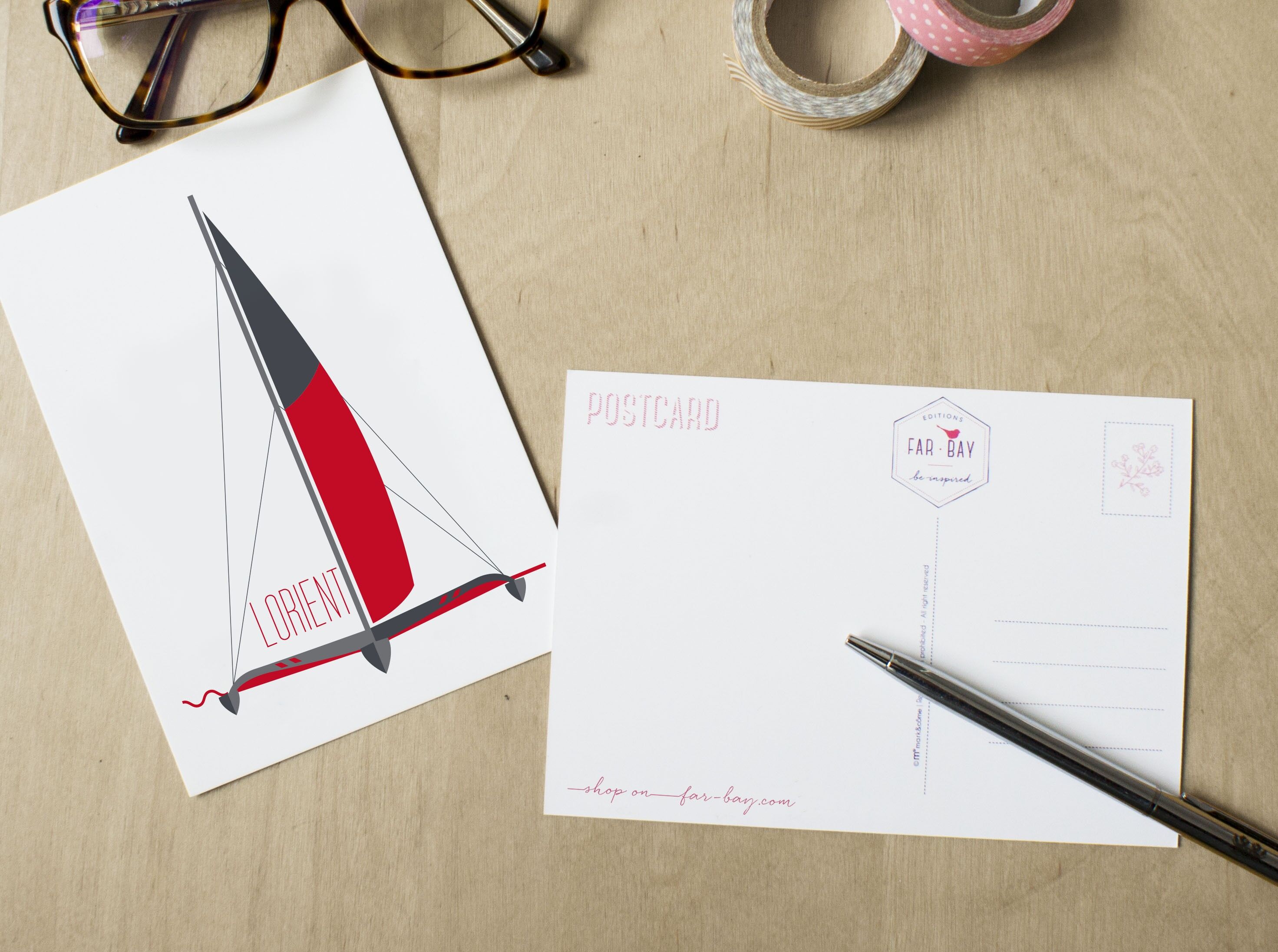 Lorient Postcard | Racing trimaran