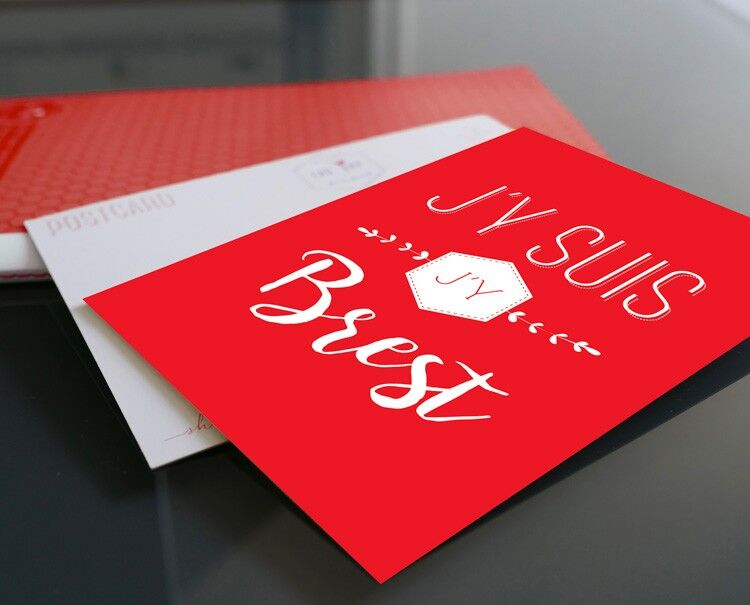 Postcard | I'm there, I'm there Brest