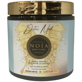Routine capillaire Detox à base d'huile de Nigelle et Boue -Shampoing+Masque+Serum 5
