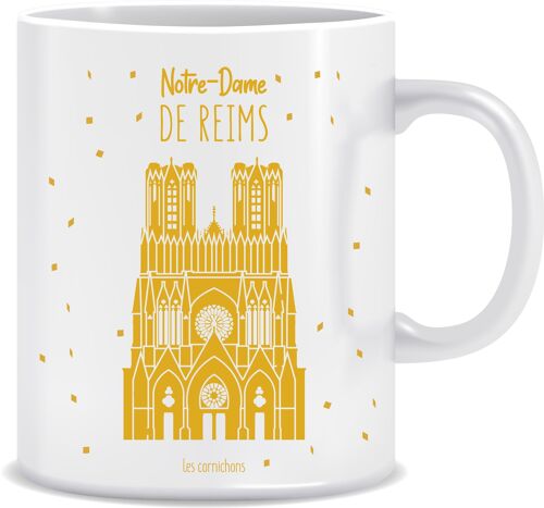 Mug Notre-Dame de Reims - mug décoré en France