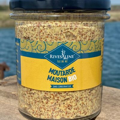 Organic homemade mustard 200 g - RIVESALINE