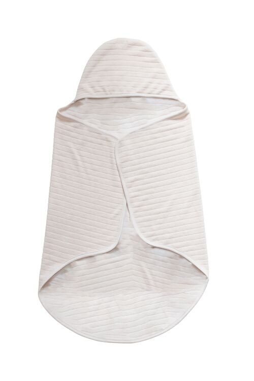 Snoozebaby Bath Cape Organic Cotton Peach Blush - 80x80 cm