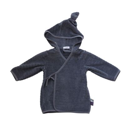 Snoozebaby Bathrobe Organic Cotton Storm Gray - 74/80