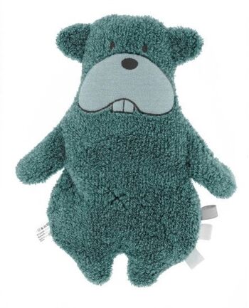 Snoozebaby Peluche Beaver Bammy Beaver Smokey Green - 30 cm