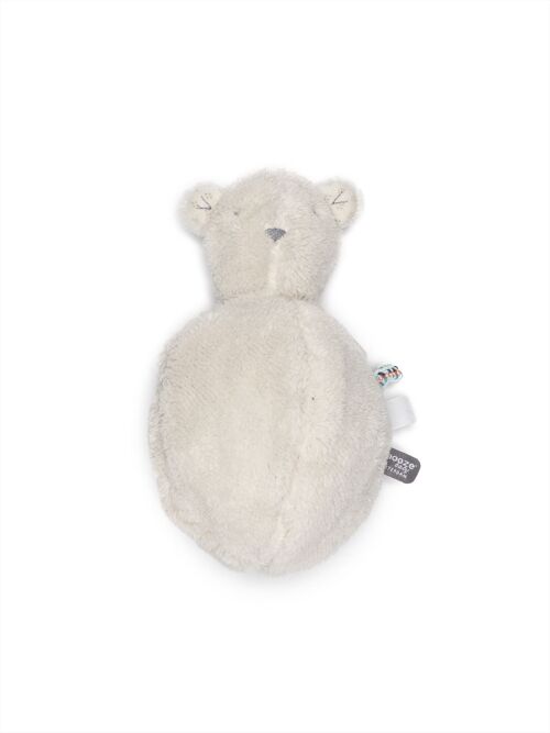 Snoozebaby Plush Toy Rattle Bear Bobby - Stone Beige