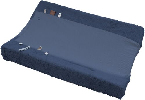 Snoozebaby Organic Changing Pad Cover Blue Nights - 45x70 cm