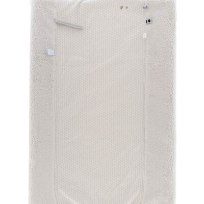 Snoozebaby Organic Changing Pad Cover Stone Beige - 45x70 cm