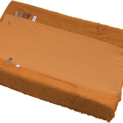 Snoozebaby Organic Changing Pad Cover Toffee - 45x70 cm