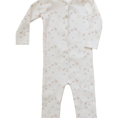 Snoozebaby Organic Baby Suit Peach Blush - Size 62/68