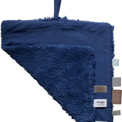 Snoozebaby Organic Cuddle Cloth Blue Nights - 25x25 cm