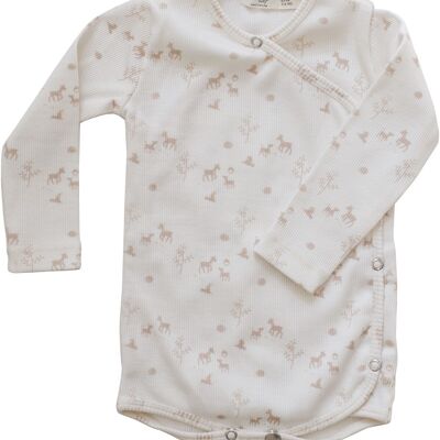 Snoozebaby Barboteuse Bio Peach Blush - Taille 62/68