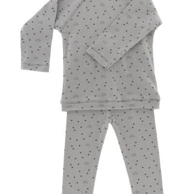 Pyjama Bio Snoozebaby Milky Rust Rainbow - Taille 74/80