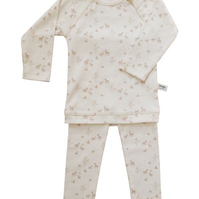 Pyjama Bio Snoozebaby Peach Blush - Taille 74/80