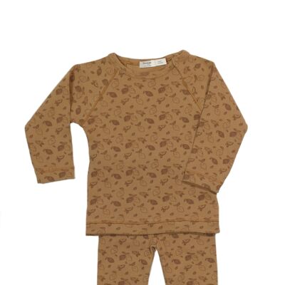 Snoozebaby Pyjama Bio Toffee - taille 74/80