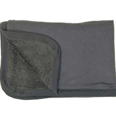 Snoozebaby Organic Crib Blanket Double Layer Storm Gray - 75x100 cm