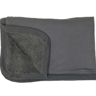 Snoozebaby Coperta per Culla Organica Doppio Strato Grigio Tempesta - 75x100 cm