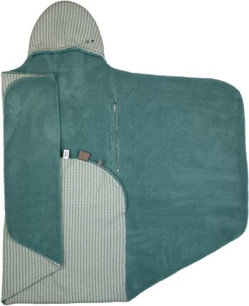 Snoozebaby Couverture Enveloppante Bio Trendy Wrapping - Smokey Green 2