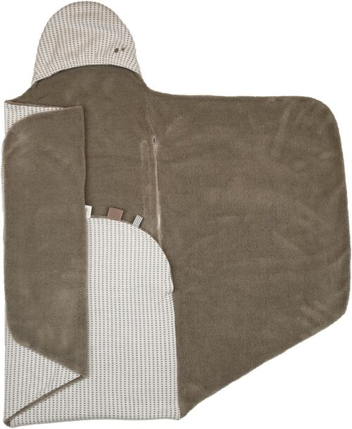 Snoozebaby Organische Wikkeldeken Trendy Wrapping - Warm Brown